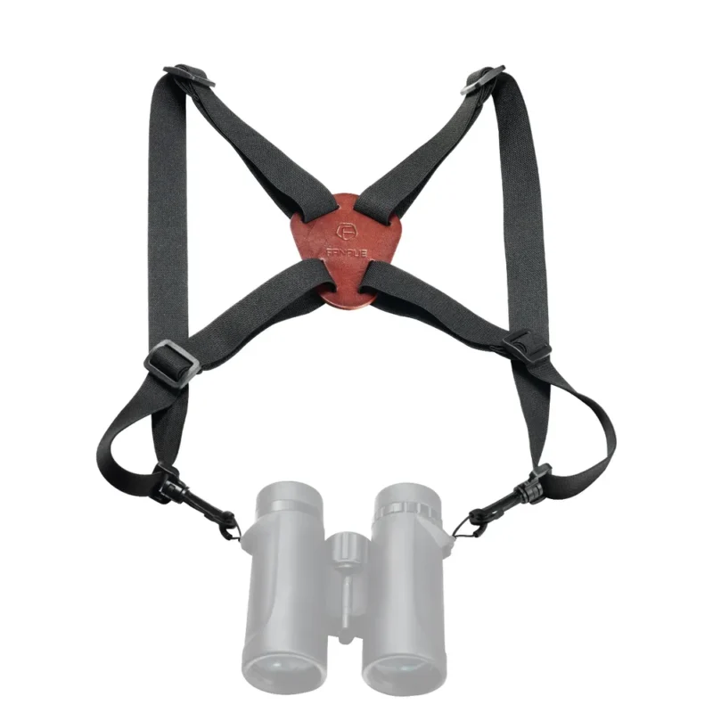 Deri Destekli Ayarlanabilir Dürbün Askısı – X Tipi Hafif ve Konforlu Taşıma Çözümü