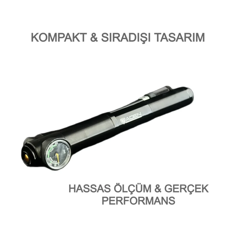 Alternative view of 300 PSI Manometreli Bisiklet & Amortisör Pompası | 147g Alüminyum Gövde