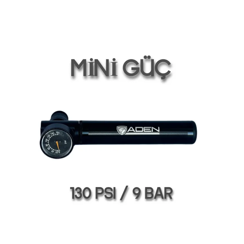 Alternative view of Mini Bisiklet Pompası 130 PSI / 9 Bar | Ultra Hafif 82g | Basınç Göstergeli